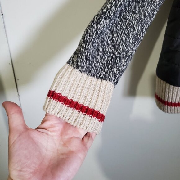 Rare~ Roots Gray Quilted Women's Jacket - Picture 4 of 16